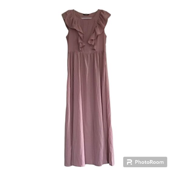 Shein Sleeveless Ruffle Maxi Dress - Picture 1 of 4